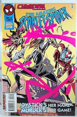 STAN LEE SIGNED! AMAZING SCARLET SPIDER #2? 1st JOYSTICK Marvel Spider-Man