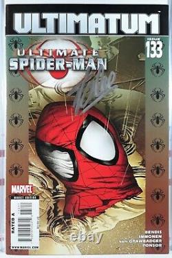 STAN LEE SIGNED! DEATH OF PETER PARKER ULTIMATE SPIDER-MAN #133 Spiderverse