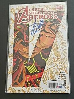 STAN LEE SIGNED Marvel Avengers Comic PSA DNA Earth's Mightiest Heroes #2 of 8