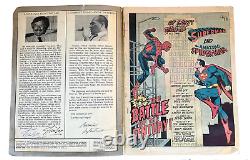 STAN LEE SIGNED Treasury Sized Superman vs The Amazing Spider-Man