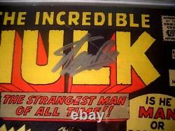 STAN LEE Signed 1962 INCREDIBLE HULK #1 SS Marvel Comics CGC 2.5 GD+ Signature