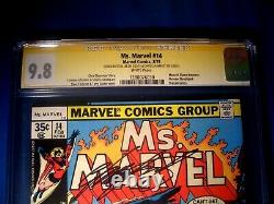STAN LEE Signed 1978 Ms. MARVEL #14 SS Marvel Comics CGC 9.8 NM/MT ONLY ONE