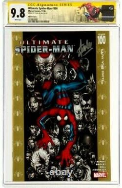STAN LEE Signed 2006 Ultimate SPIDER-MAN #100 SS Marvel Comics CGC 9.8 NM/MT