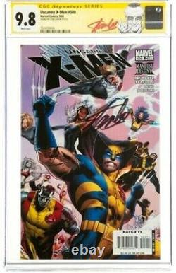 STAN LEE Signed 2008 Uncanny X-MEN #500 SS Marvel Comics CGC 9.8 NM/MT Highest