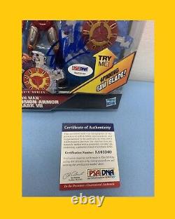 STAN LEE (Signed) Mark vii Marvel Avengers (IRON MAN) Toy PSA DNA (5A03340)
