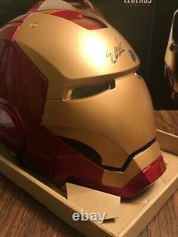 STAN LEE signed IRON MAN Marvel Legends Series Helmet with EXCELSIOR COA