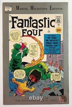 STAN LEE signed MARVEL MILESTONES Fantastic Four #1, with COA