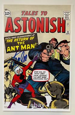 STAN LEE signed TALES TO ASTONISH #35 cover print, Ant Man