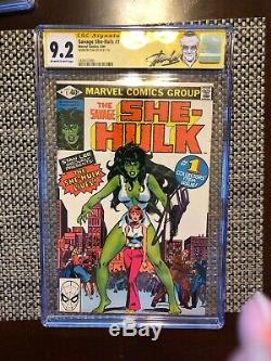 Savage She Hulk 1! First Appearance of She Hulk, Signed by Stan Lee! CGC 9.2