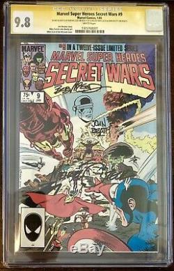 Secret Wars 1,2,3,4,5,6,7,8, &9! Cgc Lot#8 Signed 4x By Stan Lee! Holy Grail