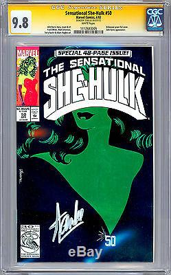 Sensational She-hulk #50 Cgc Ss 9.8 Mint Signed By Stan Lee 1993