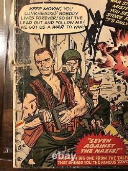 Sgt. Fury & His Howling Commandos 1 1st Nick Fury Signed Stan Lee & Jack Kirby