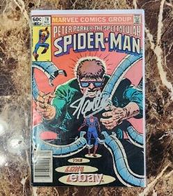 Signed By STAN LEE? No coa Peter Parker, the Spectacular Spider-Man #78 (1983)