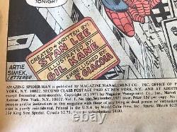 Signed By Stan Lee The Amazing Spider-man Sept 1971 #100 Anniversary Issue