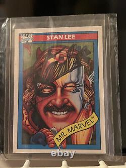 Signed Stan Lee Mr. Marvel Card With Sticker Of Authenticity