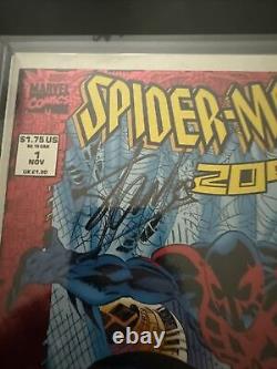 Signed Stan Lee Peter David Spider-Man 2099 #1Origin of Miguel O'Hara Red Foil
