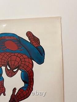Signed Stan Lee Vintage 1974 Spider-man Poster Inscribed Excelsior Coa Jsa B