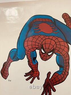 Signed Stan Lee Vintage Spider-man Poster Inscribed Excelsior Approved Coa Jsa B