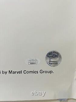 Signed Stan Lee Vintage Spider-man Poster Print Excelsior Approved Coa Jsa C