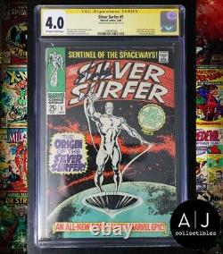 Silver Surfer #1 CGC 4.0 SS Signed by Stan Lee 1968