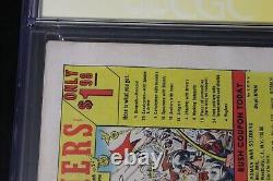 Silver Surfer #1 CGC 4.0 SS Signed by Stan Lee 1968