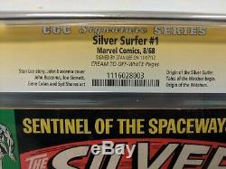 Silver Surfer 1 Marvel 1968 Cgc 7.0 Signature Series Signed By Stan Lee