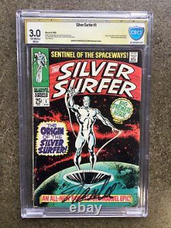 Silver Surfer #1 Signed Stan Lee Marvel Comics 1968 3.0 CBCS