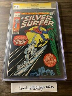 Silver Surfer #14 (Marvel, 1970) CGC 9.4 SS Stan Lee Signed NM
