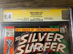 Silver Surfer #14 (Marvel, 1970) CGC 9.4 SS Stan Lee Signed NM