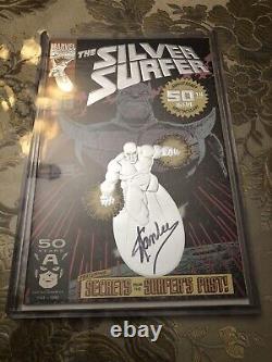 Silver Surfer 50 (1991) Foil Embossed, Signature, 1st Print, Signed Stan Lee NM