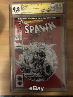 Spawn #227 Sketch (Spider-Man) CGC 9.8 Signed By Todd Mcfarlane And Stan Lee