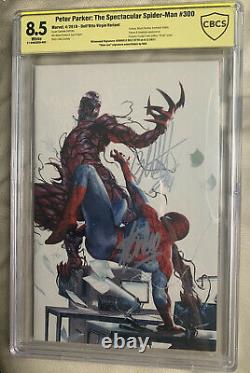 Spectacular Spider-Man #300 CBCS (Not CGC SS) 8.5 Signed Dell'Otto Stan Lee
