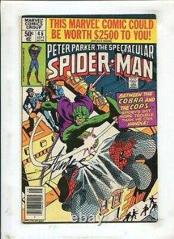 Spectacular Spiderman #46 Signed by Stan Lee (7.5) 1980