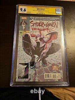 Spider-Gwen #001 Graded 9.6 (cgc) Signed By Stan Lee & Todd McFarlane