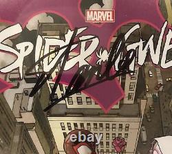 Spider-Gwen 16 CGC SS 9.8 Johnson Variant 150 Miles Morales Signed by Stan Lee