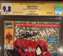 Spider Man #1 AP CGC 9.8 SS Signed Stan Lee, Todd McFarlane, Green Bagged Rare