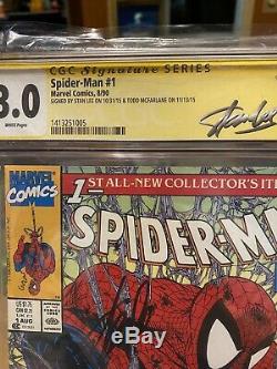 Spider-Man #1 (Aug 1990, Marvel) Signed By Stan Lee And Todd McFarlane