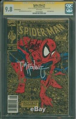 Spider-Man #1 Gold UPC variant CGC SS 9.8 signed 2x Todd McFarlane and Stan Lee