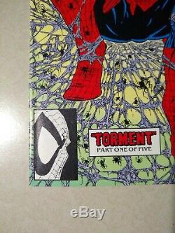 Spider-Man #1 Torment signed by STAN LEE (high grade) 1990