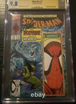 Spider-Man #11 CGC 9.8 SS Signed Stan Lee Todd McFarlane story, cover & art