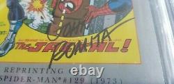 Spider-Man 129 CBCS 9.2 SS Signed Stan Lee John Romita (like CGC PGX)
