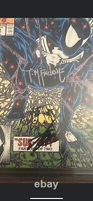 Spider-Man #13 CGC 9.8- Signed by STAN LEE & Todd McFarlane And Custom Label? 