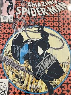 Spider-Man #300 CGC SSx3 Tom Hardy, Stan Lee, Todd McFarlane Signed