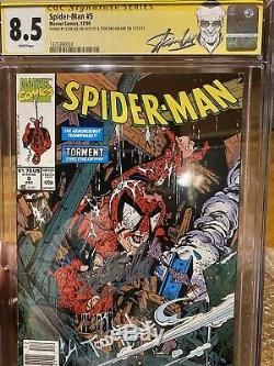 Spider-Man #5 (Dec 1990, Marvel) CGC Signed By Stan Lee And Todd McFarlane