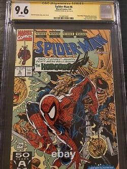 Spider-Man #6 CGC 9.6 SS Signed Stan Lee Todd McFarlane story, cover & art