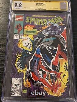 Spider-Man #7 CGC 9.8 SS Signed Stan Lee Todd McFarlane story, cover & art