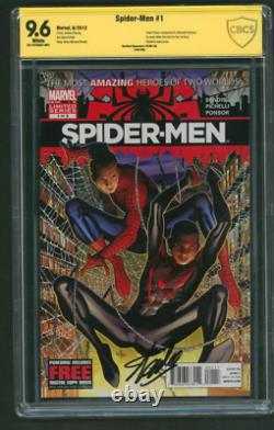 Spider-Men #1 Signed By Stan Lee Dynamic Forces COA #43/90 CBCS 9.6