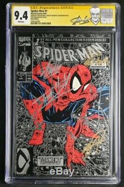 Spider-man 1 9.4 CGC SS Signed By Stan Lee, Tom Holland, + 2 stunt actors