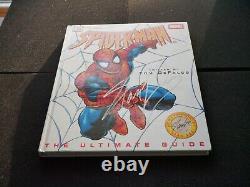 Spider-man The Ultimate Guide Signed By Stan Lee + Sm Photo Signed By Stan Lee