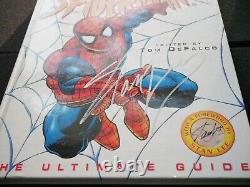 Spider-man The Ultimate Guide Signed By Stan Lee + Sm Photo Signed By Stan Lee